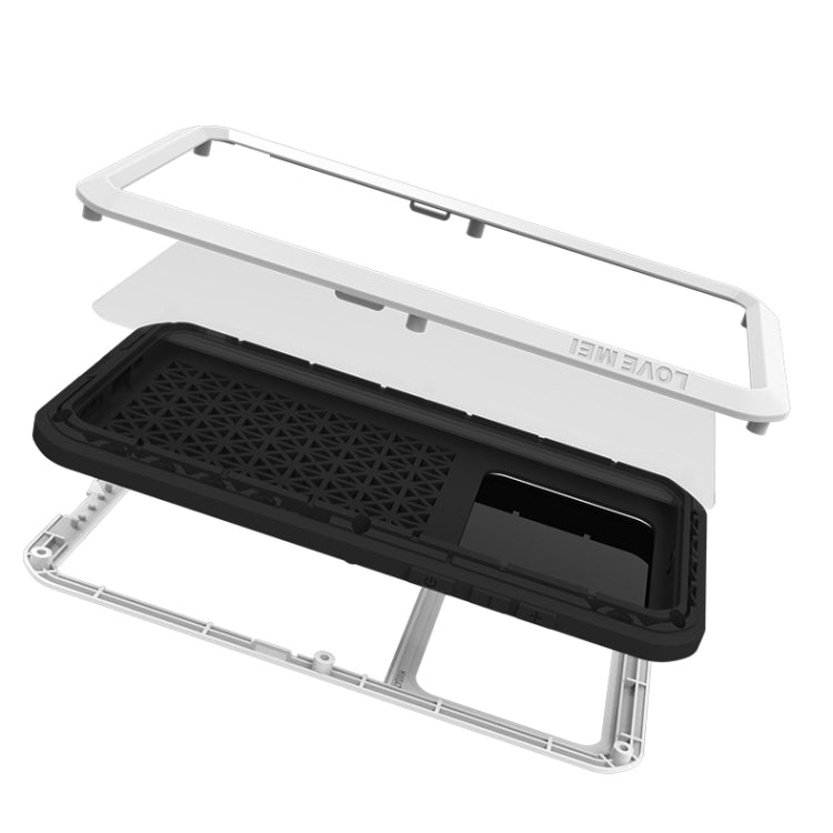 For Huawei P40 LOVE MEI Metal Shockproof Waterproof Dustproof Protective Case(Black) - free shipping - PMC TechLife - Order now!