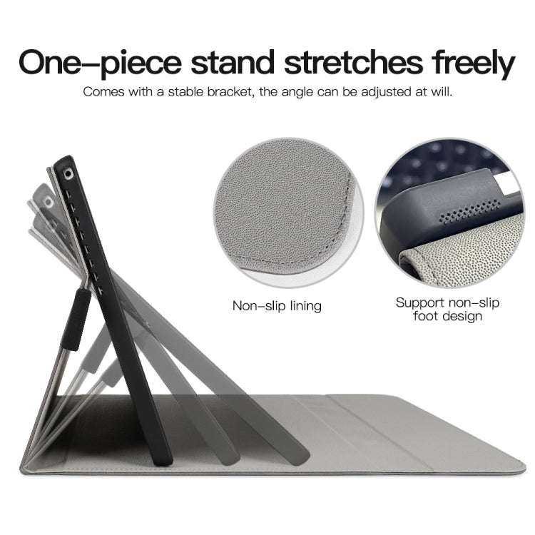 For Microsoft Surface Pro 9 / Surface Pro 10 Sheepskin All-Inclusive Shockproof Protective Case with Power Bag(Grey) - Others by PMC TechLife | Online Shopping South Africa | PMC TechLife | Buy Now Pay Later Mobicred