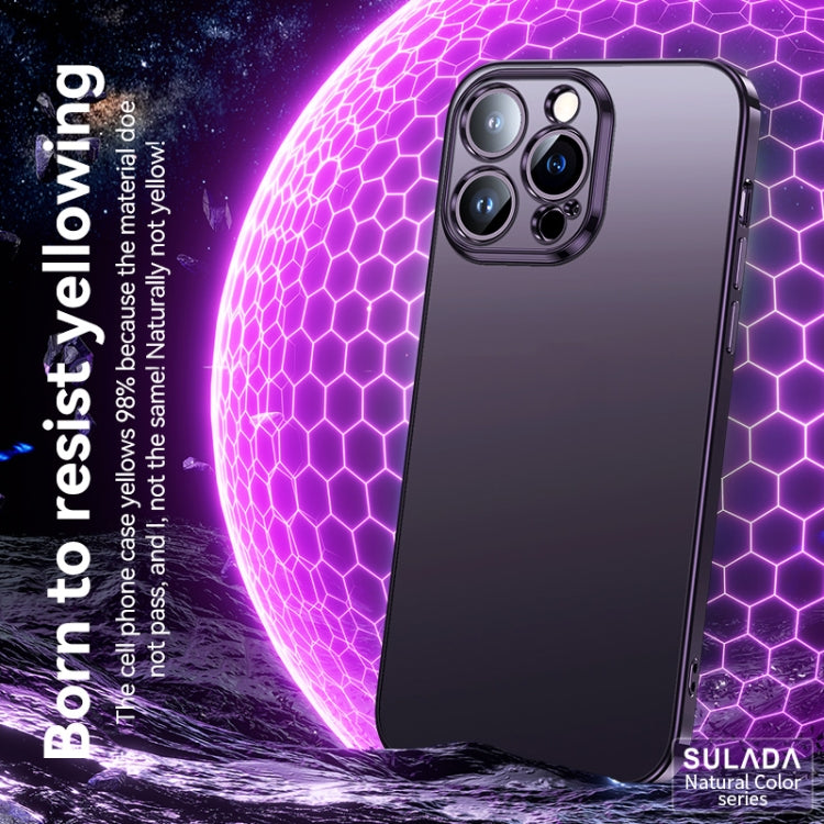 For iPhone 14 Pro SULADA Electroplating Frosted All-inclusive TPU Phone Case(Green) - iPhone 14 Pro Cases by SULADA | Online Shopping South Africa | PMC TechLife