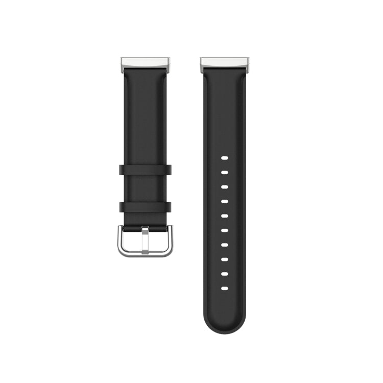 For Fitbit Versa 3 / Sense Genuine Leather Watch Band(Black) - free shipping - PMC TechLife - Order now!
