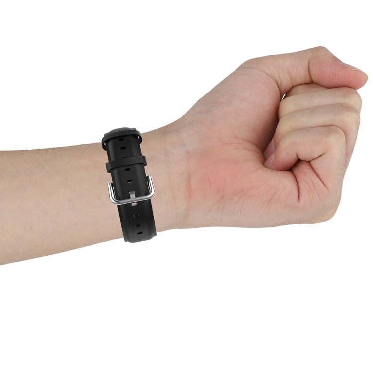 For Fitbit Versa 3 / Sense Genuine Leather Watch Band(Black) - free shipping - PMC TechLife - Order now!