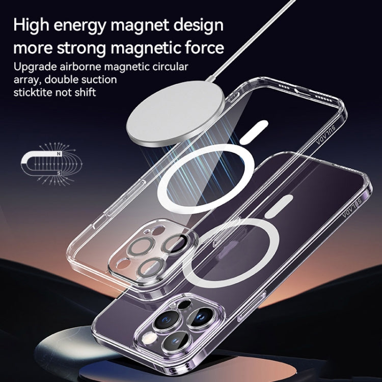 For iPhone 14 SULADA Jingpin Series All-inclusive Lens Electroplated TPU Phone Case(Transparent) - iPhone 14 Cases by SULADA | Online Shopping South Africa | PMC TechLife
