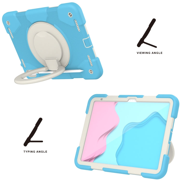 For iPad 2025 / 2022 360 Rotation PC+Silicone Tablet Case(Sky Blue) - iPad 2025 / 2022 Cases by PMC TechLife | Online Shopping South Africa | PMC TechLife | Buy Now Pay Later Mobicred