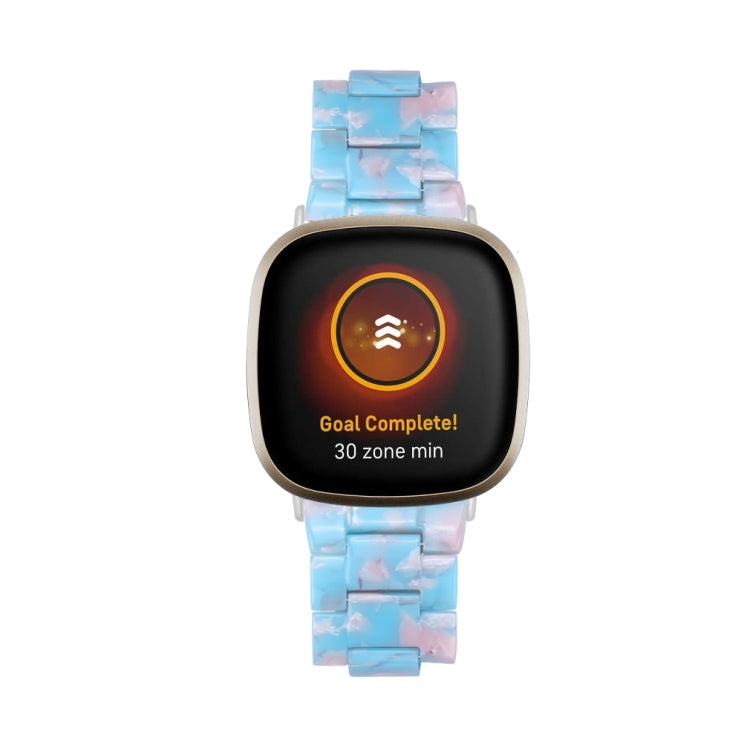 For Fitbit Versa 3 / Sense Universal Resin Watch Band(Sky Blue) - free shipping - PMC TechLife - Order now!