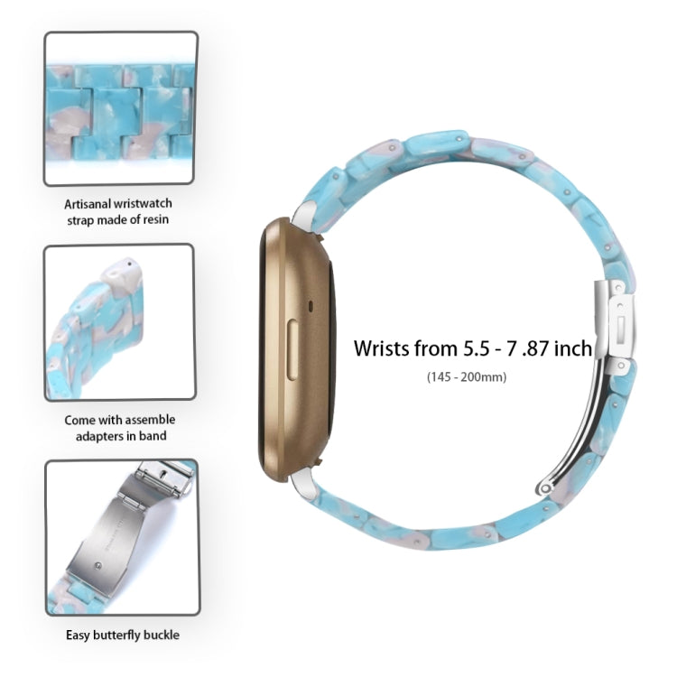 For Fitbit Versa 3 / Sense Universal Resin Watch Band(Sky Blue) - free shipping - PMC TechLife - Order now!