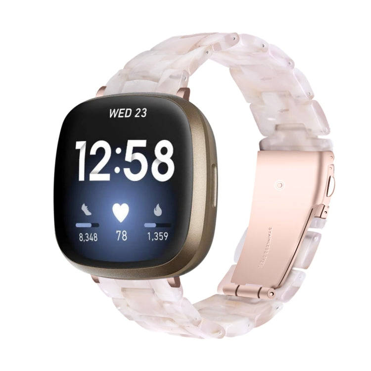 For Fitbit Versa 4 / Sense 2 Universal Resin Watch Band(Pink Flower) - free shipping - PMC TechLife - Order now!