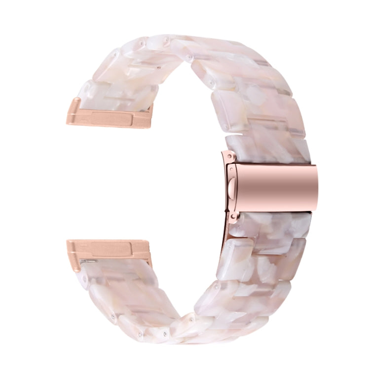 For Fitbit Versa 4 / Sense 2 Universal Resin Watch Band(Pink Flower) - free shipping - PMC TechLife - Order now!