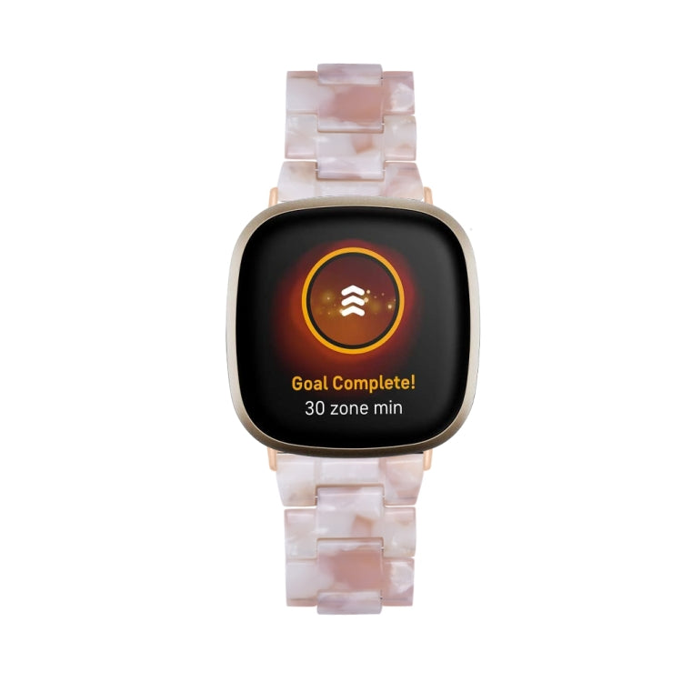 For Fitbit Versa 4 / Sense 2 Universal Resin Watch Band(Pink Flower) - free shipping - PMC TechLife - Order now!