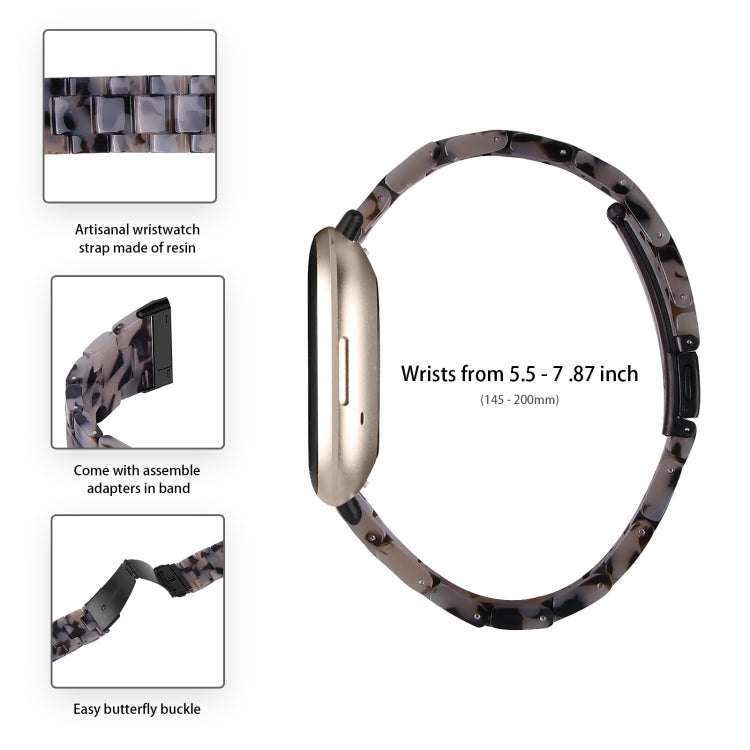 For Fitbit Versa 4 / Sense 2 Universal Resin Watch Band(Dark Grey) - free shipping - PMC TechLife - Order now!