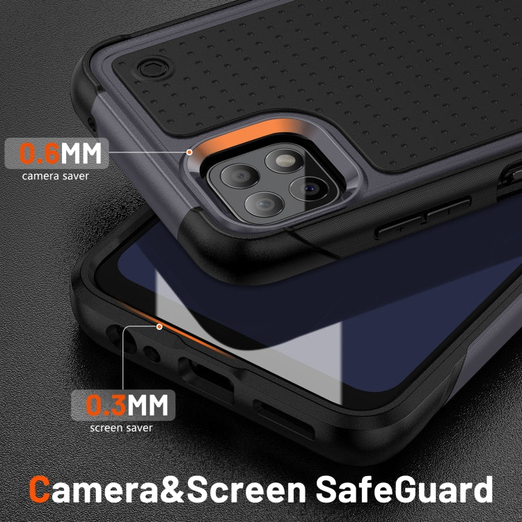 For Samsung Galaxy A22 5G PC + TPU Shockproof Protective Phone Case(Grey+Black) - free shipping - PMC TechLife - Order now!