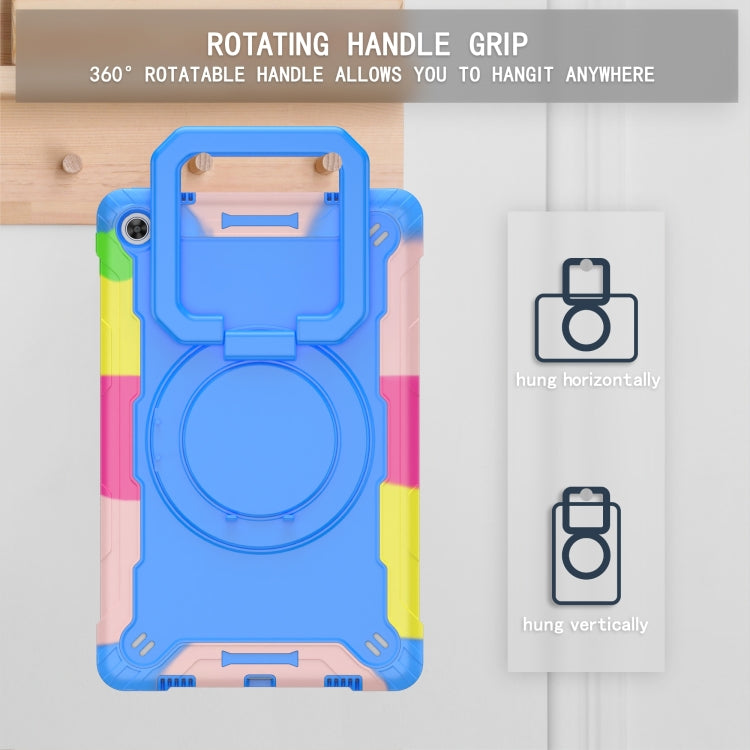 For Lenovo Tab M10 Plus 10.6 3rd Gen 2022 Silicone + PC Bracelet Holder Tablet Case(Camouflage + Blue) - free shipping - PMC TechLife - Order now!