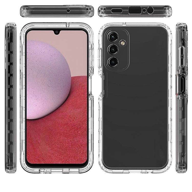 For Samsung Galaxy A14 4G / A14 5G Integrated Transparent Gradient Color TPU + PC + PET Protective Phone Case(Pink) - free shipping - PMC TechLife - Order now!