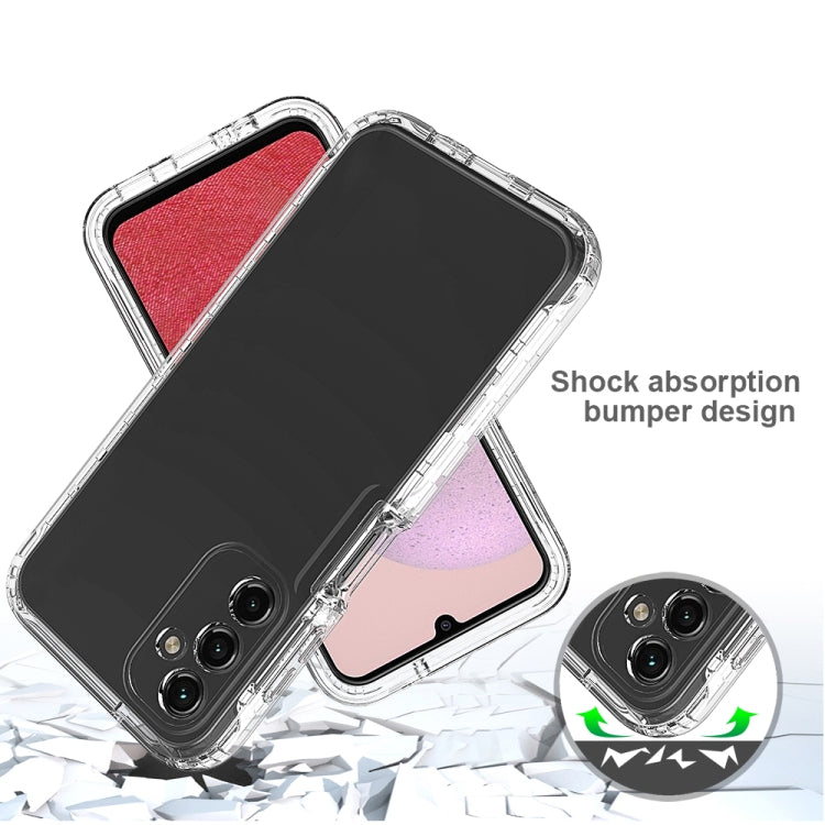 For Samsung Galaxy A14 4G / A14 5G Integrated Transparent Gradient Color TPU + PC + PET Protective Phone Case(Pink) - free shipping - PMC TechLife - Order now!