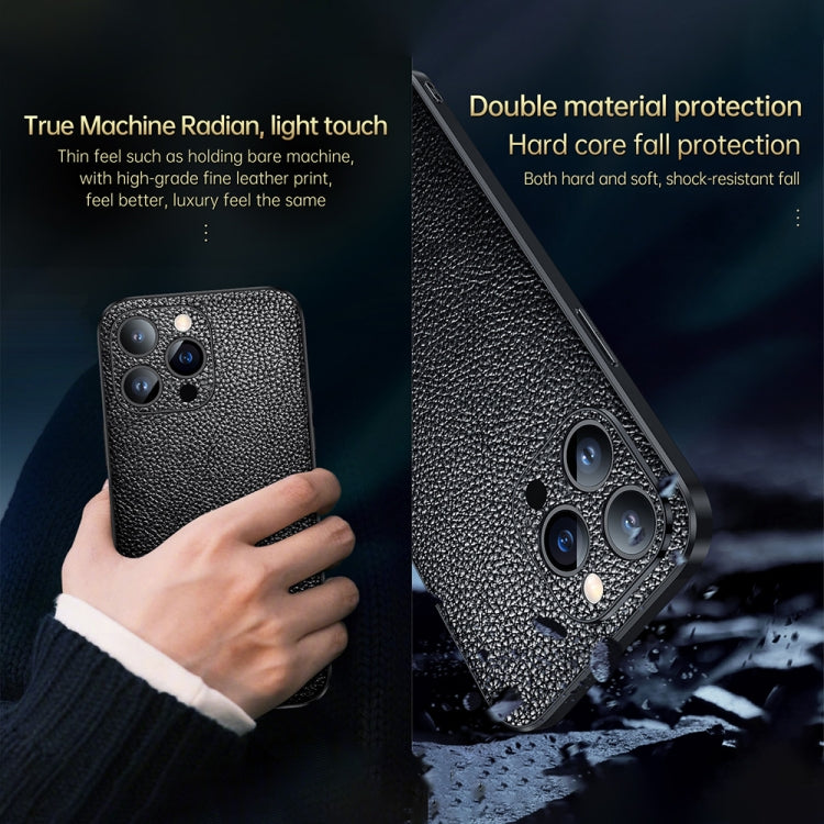 For iPhone 14 Plus SULADA Invisible Bracket Leather Back Cover Phone Case(Blue) - iPhone 14 Plus Cases by SULADA | Online Shopping South Africa | PMC TechLife | Buy Now Pay Later Mobicred