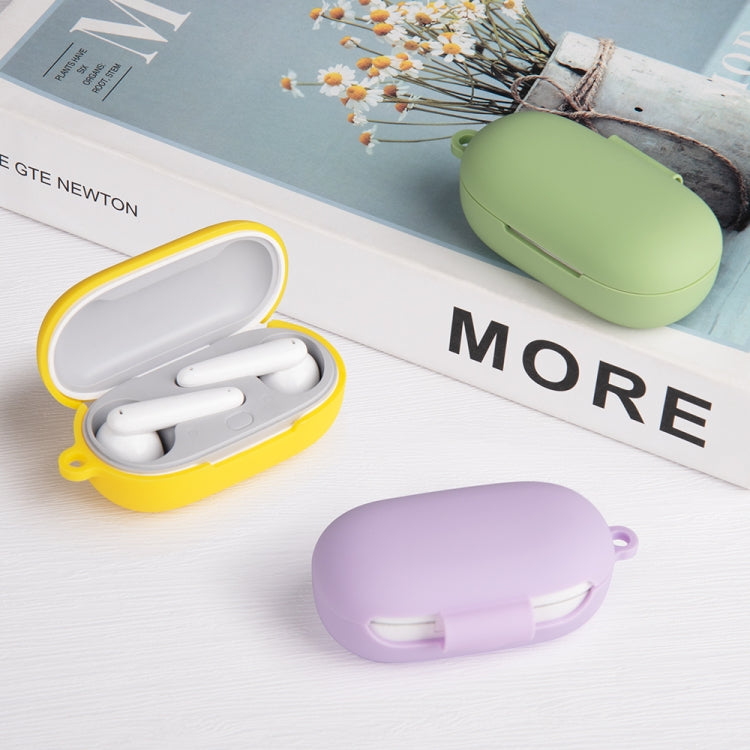 For Huawei FreeBuds SE Pure Color Bluetooth Earphone Silicone Case with Hook(Sky Blue) - Huawei Earphone Case by PMC TechLife | Online Shopping South Africa | PMC TechLife