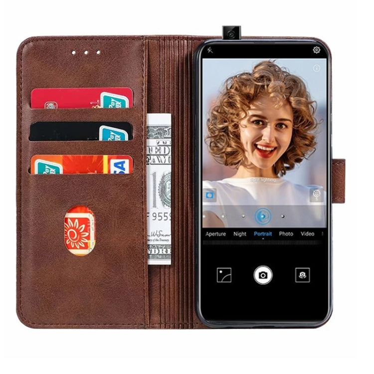 For Huawei Y9 Prime (2019) GUSSIM Business Style Horizontal Flip Leather Case with Holder & Card Slots & Wallet(Brown) - Huawei Cases by GUSSIM | Online Shopping South Africa | PMC TechLife | Buy Now Pay Later Mobicred