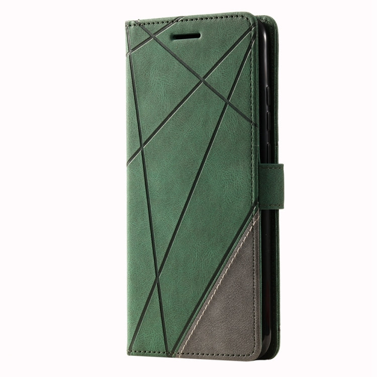 For Xiaomi Redmi A1 Skin Feel Splicing Leather Phone Case(Green) - free shipping - PMC TechLife - Order now!