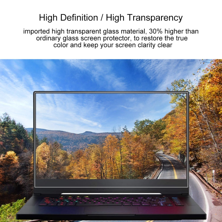 For ASUS ROG Strix G 15.6 inch Laptop Screen HD Tempered Glass Protective Film - Screen Protection Film by PMC TechLife | Online Shopping South Africa | PMC TechLife