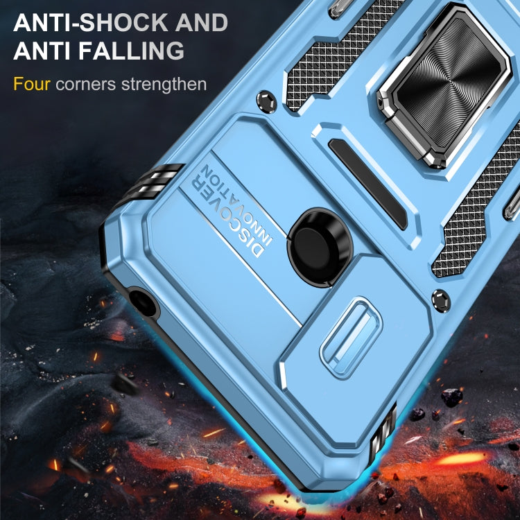 For Xiaomi Redmi 10C Armor PC + TPU Camera Shield Phone Case(Light Blue) - free shipping - PMC TechLife - Order now!