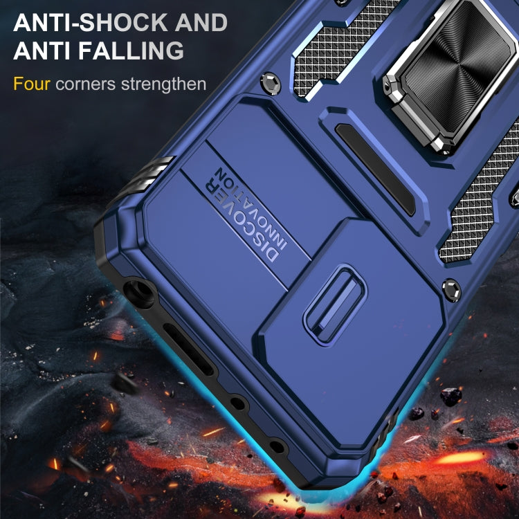For Xiaomi Redmi Note 11 Pro Armor PC + TPU Camera Shield Phone Case(Navy Blue) - free shipping - PMC TechLife - Order now!