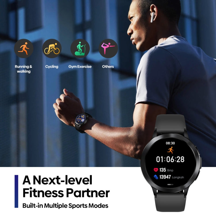 Zeblaze Btalk 2 1.3 inch Round Screen HD Smart Watch Supports Voice Calls/Health Monitoring(Black) - free shipping - PMC TechLife - Order now!
