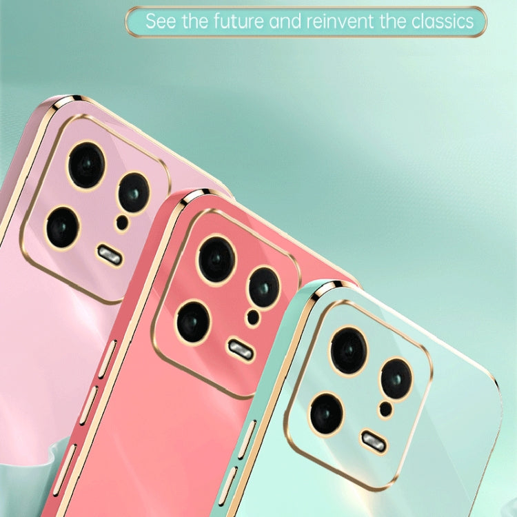 For Xiaomi 13 XINLI Straight Edge 6D Electroplate TPU Phone Case(Pink) - free shipping - PMC TechLife - Order now!