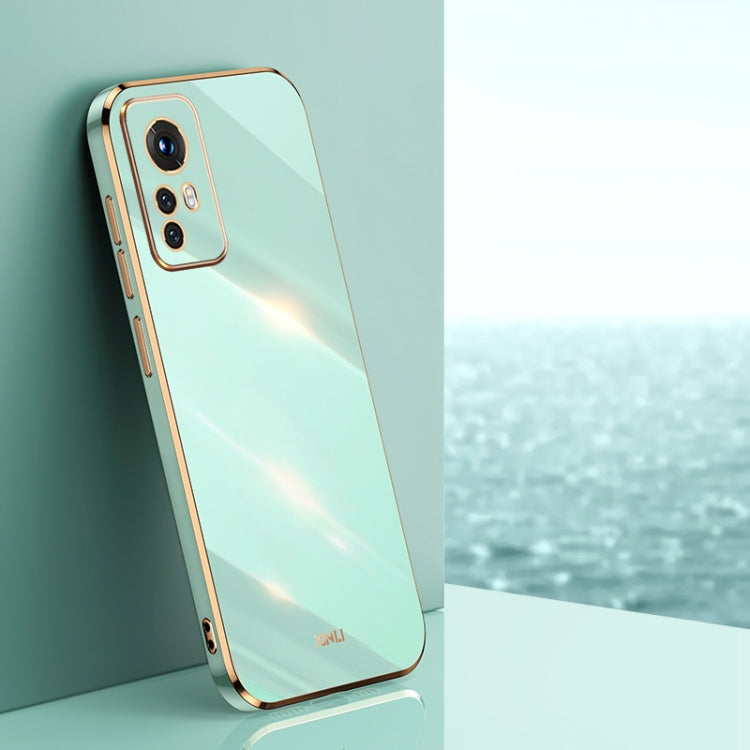 For Xiaomi 12 Lite XINLI Straight Edge 6D Electroplate TPU Phone Case(Mint Green) - free shipping - PMC TechLife - Order now!