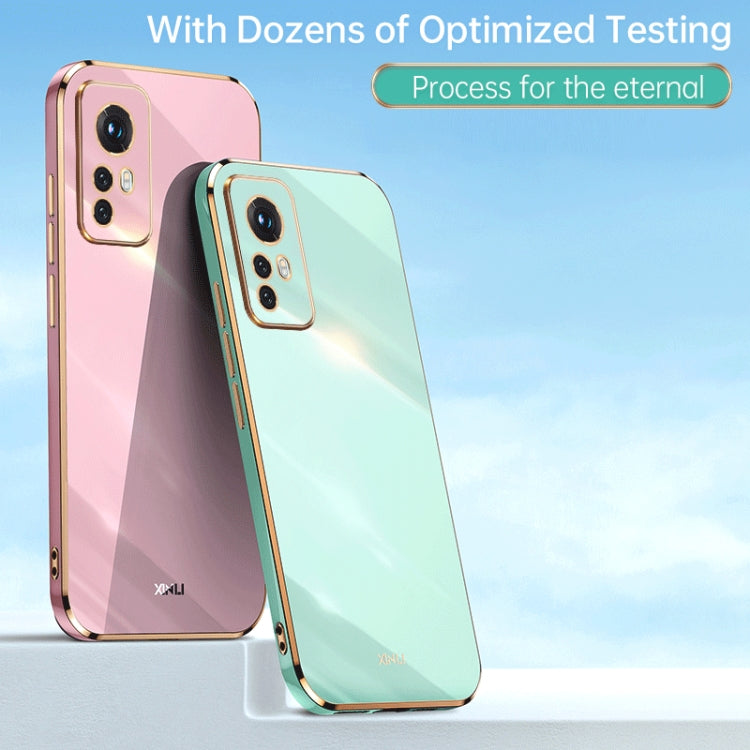 For Xiaomi 12 Lite XINLI Straight Edge 6D Electroplate TPU Phone Case(Celestial Blue) - free shipping - PMC TechLife - Order now!