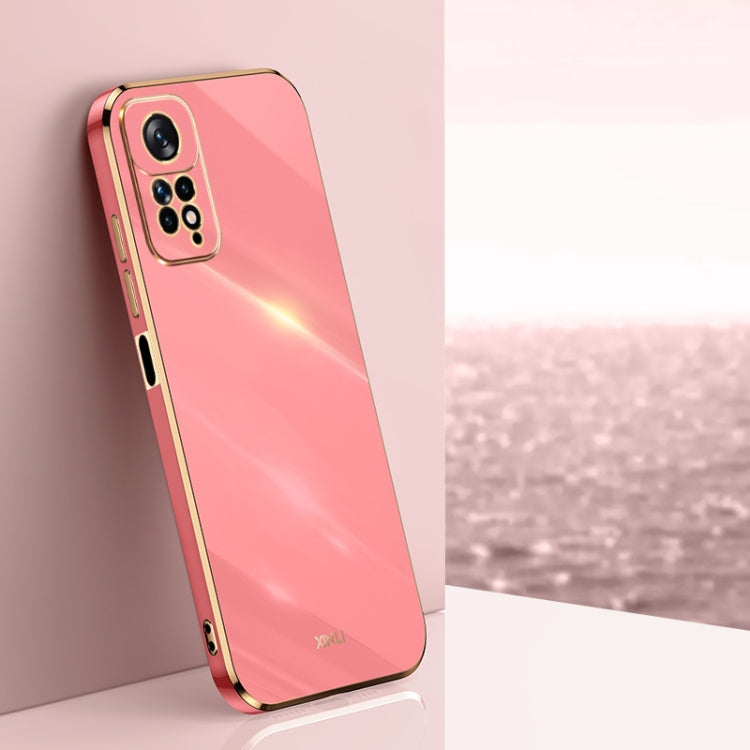 For Xiaomi Redmi Note 11 Pro 4G/5G Foreign XINLI Straight Edge 6D Electroplate TPU Phone Case(Hawthorn Red) - free shipping - PMC TechLife - Order now!
