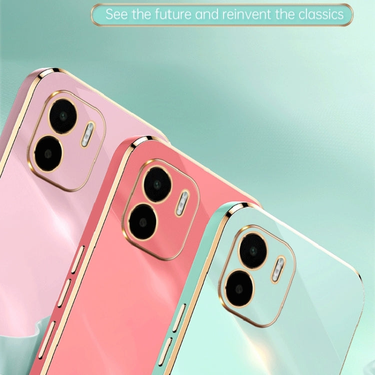 For Xiaomi Redmi A1 4G XINLI Straight Edge 6D Electroplate TPU Phone Case(Mint Green) - free shipping - PMC TechLife - Order now!