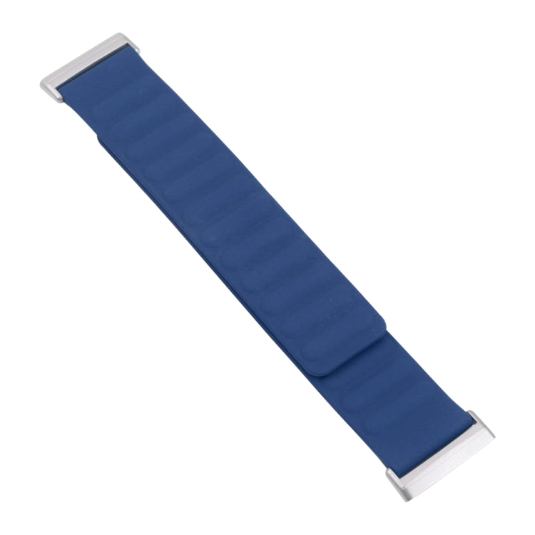 For Fitbit Versa 4 / 3 / Sense 2 20mm Silicone Magnetic Watch Band(Dark Blue) - free shipping - PMC TechLife - Order now!