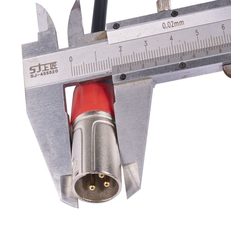 TC227YXK402-03 3.5mm Female to Dual XLR 3pin Male Audio Cable, Length: 30cm(Red Black) - Microphone Audio Cable & Connector by PMC TechLife | Online Shopping South Africa | PMC TechLife
