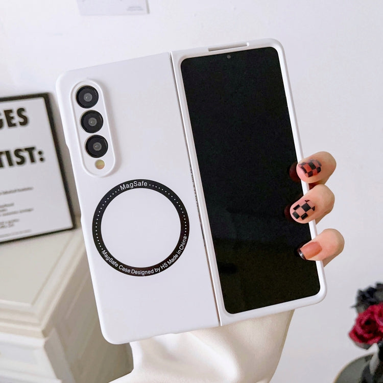 For Samsung Galaxy Z Fold3 5G Skin Feel MagSafe Magnetic Phone Case(White) - free shipping - PMC TechLife - Order now!