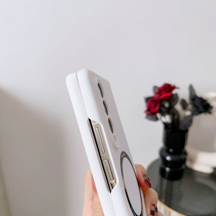 For Samsung Galaxy Z Fold3 5G Skin Feel MagSafe Magnetic Phone Case(White) - free shipping - PMC TechLife - Order now!