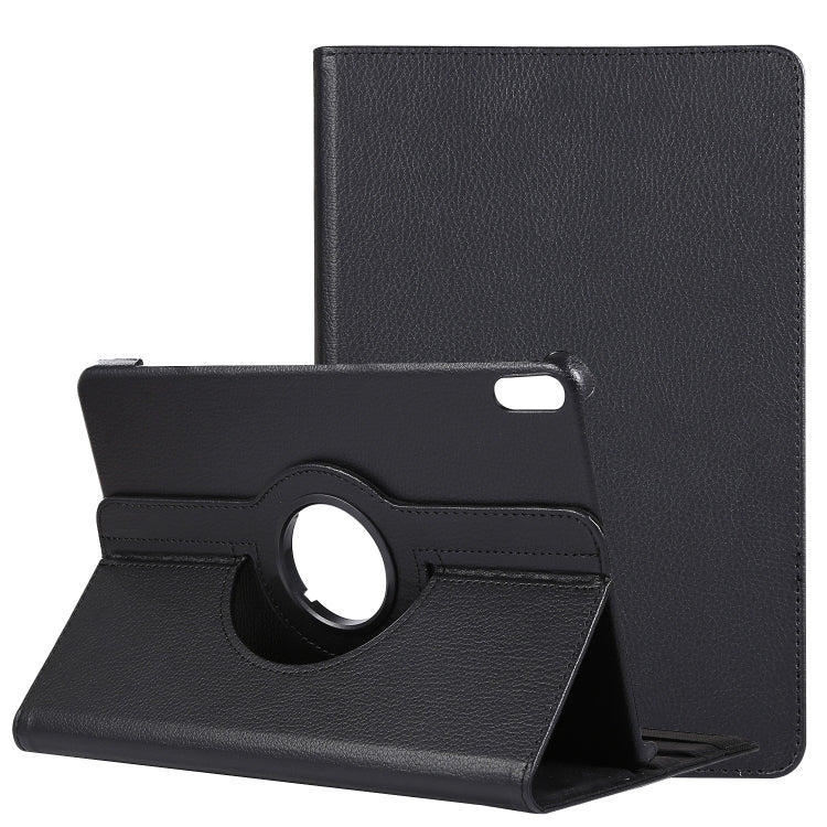 For Huawei Matepad 10.4 Litchi Texture Horizontal Flip 360 Degrees Rotation Leather Case with Holder(Black) - free shipping - PMC TechLife - Order now!