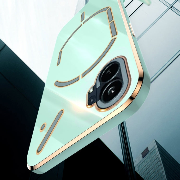 For Nothing Phone 1 XINLI Straight Edge 6D Electroplate TPU Phone Case(Celestial Blue) - free shipping - PMC TechLife - Order now!