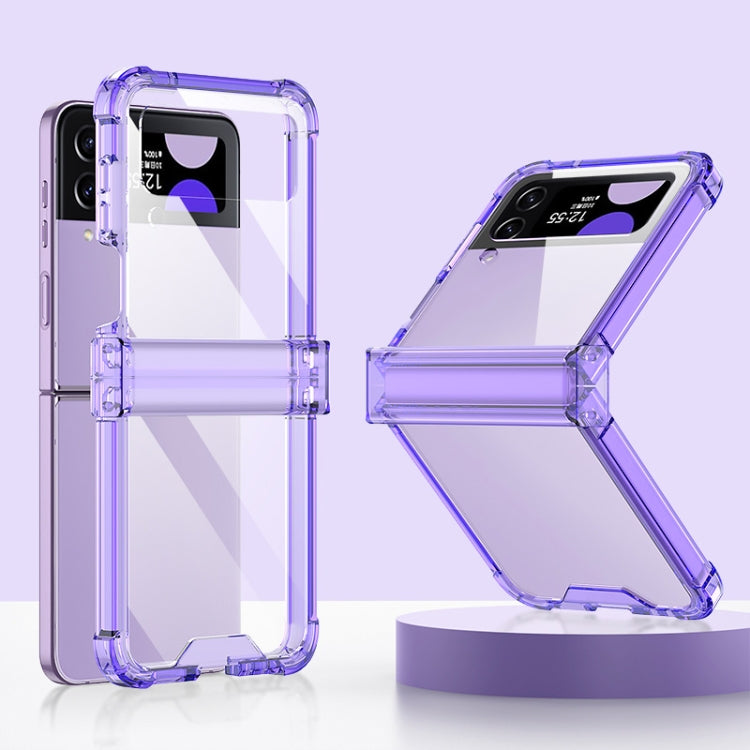 For Samsung Galaxy Z Flip4 GKK Airbag Hinge Shockproof Phone Case(Purple) - Galaxy Z Flip4 5G Cases by GKK | Online Shopping South Africa | PMC TechLife