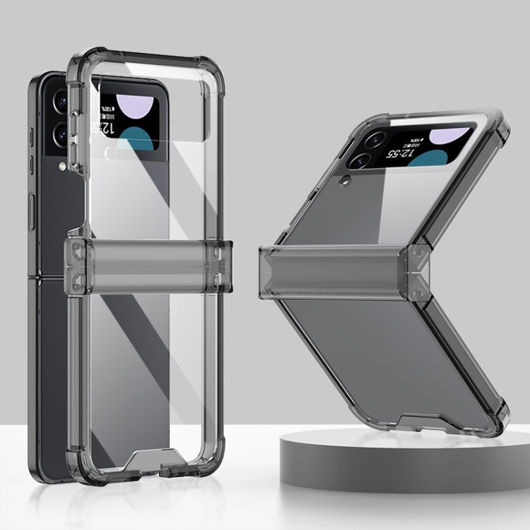For Samsung Galaxy Z Flip4 GKK Airbag Hinge Shockproof Phone Case(Black) - Galaxy Z Flip4 5G Cases by GKK | Online Shopping South Africa | PMC TechLife