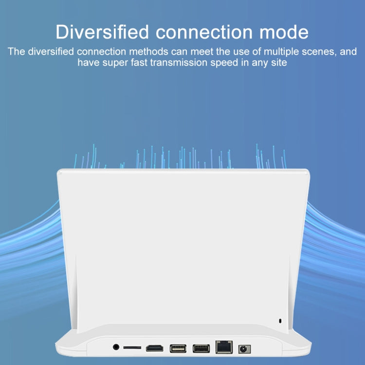 HSD1007A 10.1 inch Touch Screen All in One PC, RK3128 1GB+16GB Android 6.0, Plug:EU Plug(Black) - All in One PC by PMC TechLife | Online Shopping South Africa | PMC TechLife