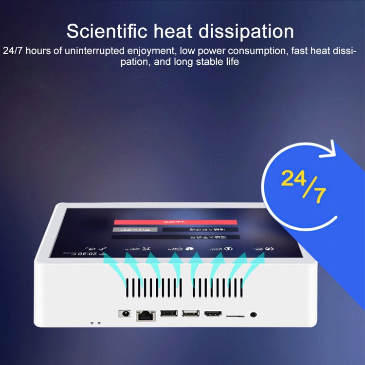 HSD8012T 8.0 inch Android 6.0 All in One PC, RK3288, 2GB+16GB, Plug:EU Plug(White) - All in One PC by PMC TechLife | Online Shopping South Africa | PMC TechLife