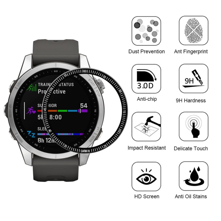Compatible with Garmin Fenix 7S 3D Surface Composite Soft Watch Film - free shipping - PMC TechLife - Order now!