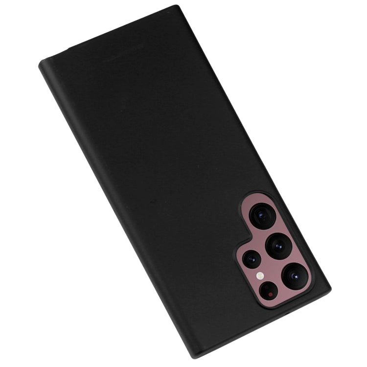 For Samsung Galaxy S23 Ultra 5G GOOSPERY SOFT FEELING Liquid TPU Soft Case(Black) - free shipping - PMC TechLife - Order now!