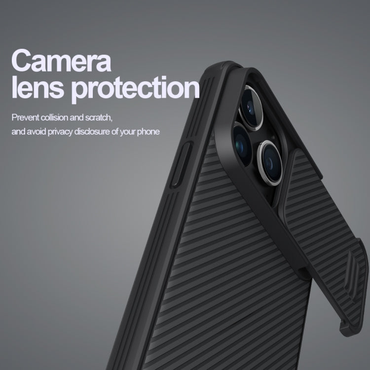 For iPhone 14 Pro Max NILLKIN CamShield S PC Phone Case(Blue) - free shipping - PMC TechLife - Order now!
