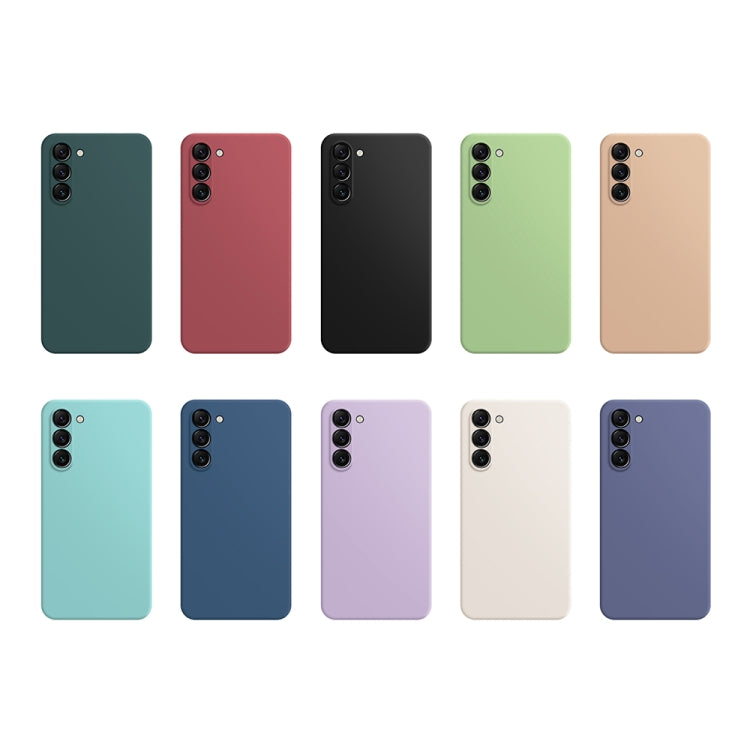 For Samsung Galaxy S23+ 5G Imitation Liquid Silicone Phone Case(Apricot) - free shipping - PMC TechLife - Order now!