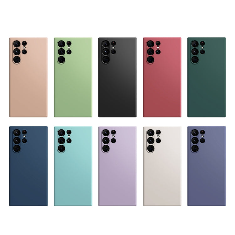 For Samsung Galaxy S23 Ultra 5G Imitation Liquid Silicone Phone Case(Dark Green) - free shipping - PMC TechLife - Order now!