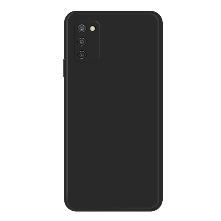 For Samsung Galaxy A03s EU Version Imitation Liquid Silicone Phone Case(Black) - free shipping - PMC TechLife - Order now!
