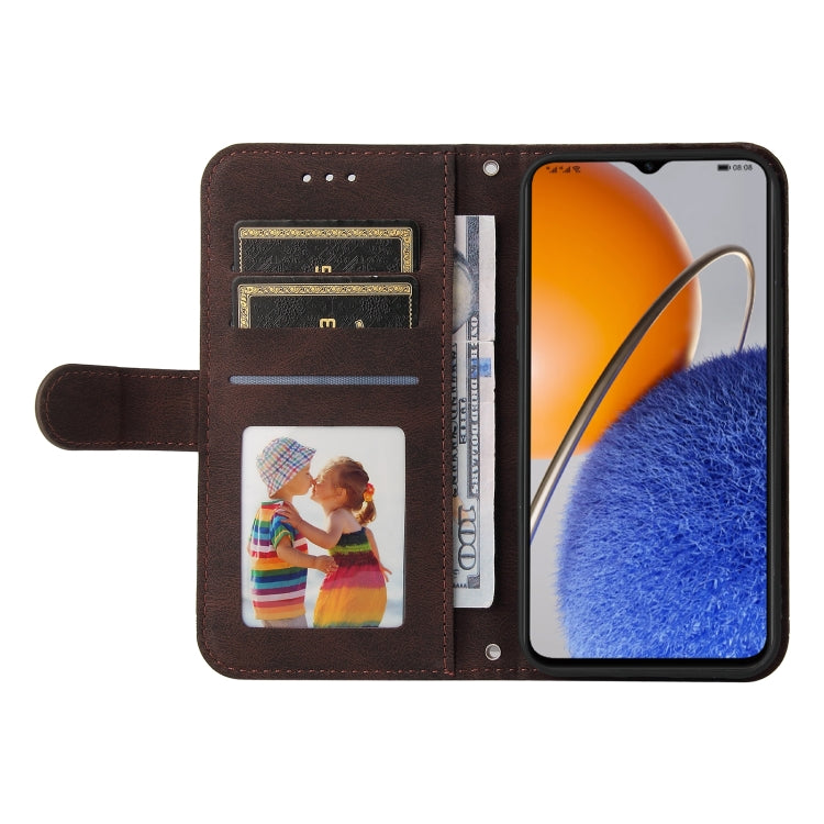 For Huawei nova Y61 Skin Feel Life Tree Metal Button Leather Phone Case(Brown) - Huawei Cases by PMC TechLife | Online Shopping South Africa | PMC TechLife | Buy Now Pay Later Mobicred