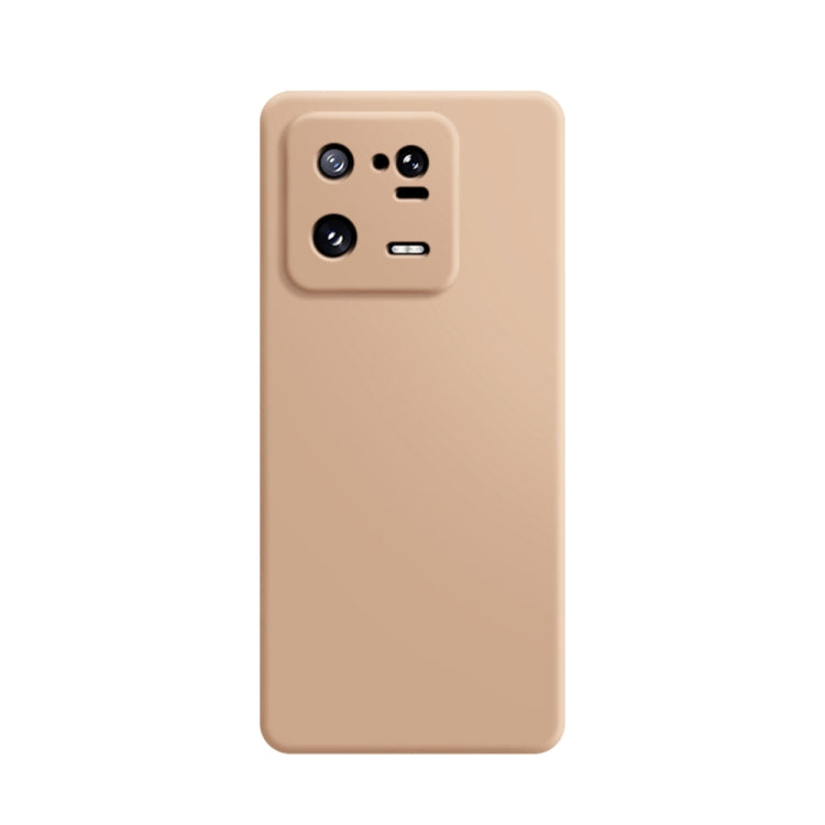 For Xiaomi 13 Pro Imitation Liquid Silicone Phone Case(Apricot) - free shipping - PMC TechLife - Order now!