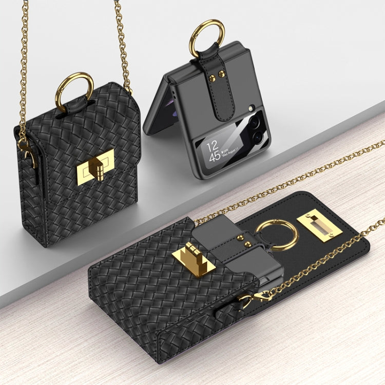 GKK Mini Backpack Slim Phone Bag with Ring For Samsung Galaxy Z Flip3 5G/Z Flip4/Huawei P50 Pocket(Black) - free shipping - PMC TechLife - Order now!