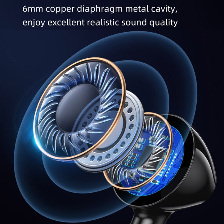 USAMS US-SJ594 EP-47 3.5mm In-Ear Wired Earphone, Length: 1.2m(Black) - In Ear Wired Earphone by USAMS | Online Shopping South Africa | PMC TechLife | Buy Now Pay Later Mobicred